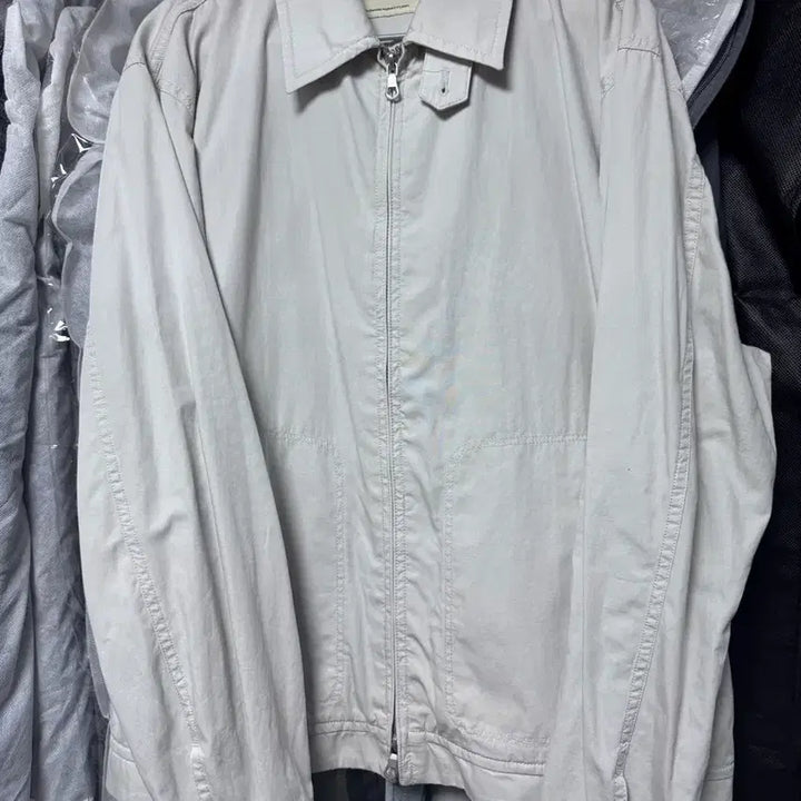 [SOLD OUT] 포터리 코튼 린넨 드리즐러 자켓 그레이 2