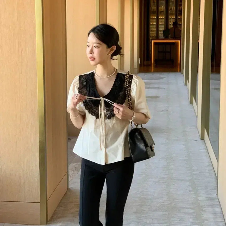 [BUNJANG] Bycini Noir Blouse / 바이씨니 제작 누아르 블라
