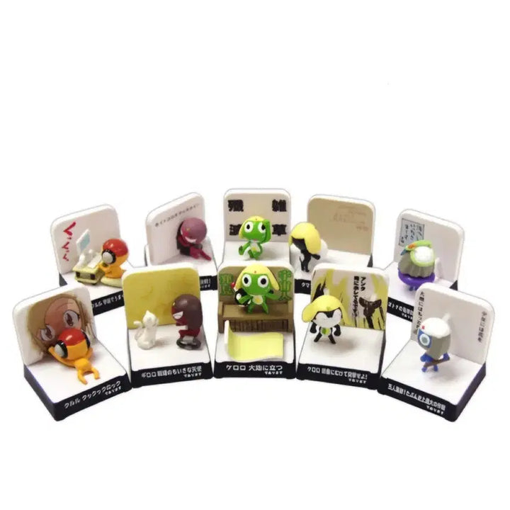 [BUNJANG] Keroro Gunso (Sgt. Frog) Earth Invasion Diary Series 1 Figures Bundle Set / [일괄] 개구리 중사 케로로 지구침략 일기 1탄 피규어