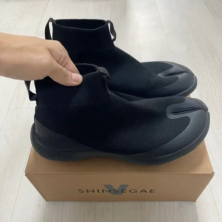[BUNJANG] Maison Margiela Tabi High-Top Black Size 43 / 타비 하이탑 블랙 43size