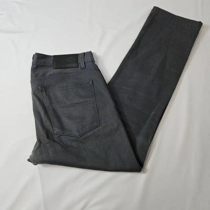 [BUNJANG] Theory Homme Leather Patch Grey Jeans Work Pants / 띠어리 옴므 Theory 가죽패치 그레이진 데님팬츠 워크팬츠 31