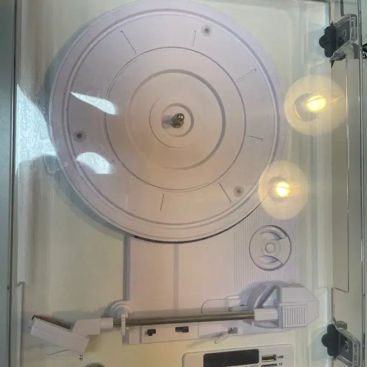 [BUNJANG] Iriver City Pop Bluetooth Turntable White + Hayao Miyazaki LP + Eminem BEST LP / 턴테이블 화이트+미야자키 하야오 LP+에미넴 BEST Lp