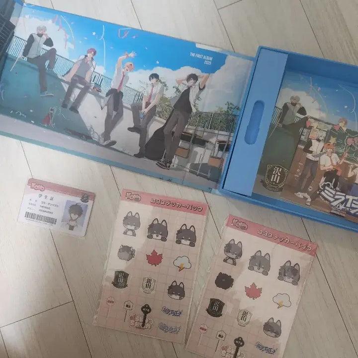 [BUNJANG] Sgosm Mirai Line Lyric Book, Postcard, Koyo Student ID, Sticker, Photocard Set / 스코시즘 미라이라인