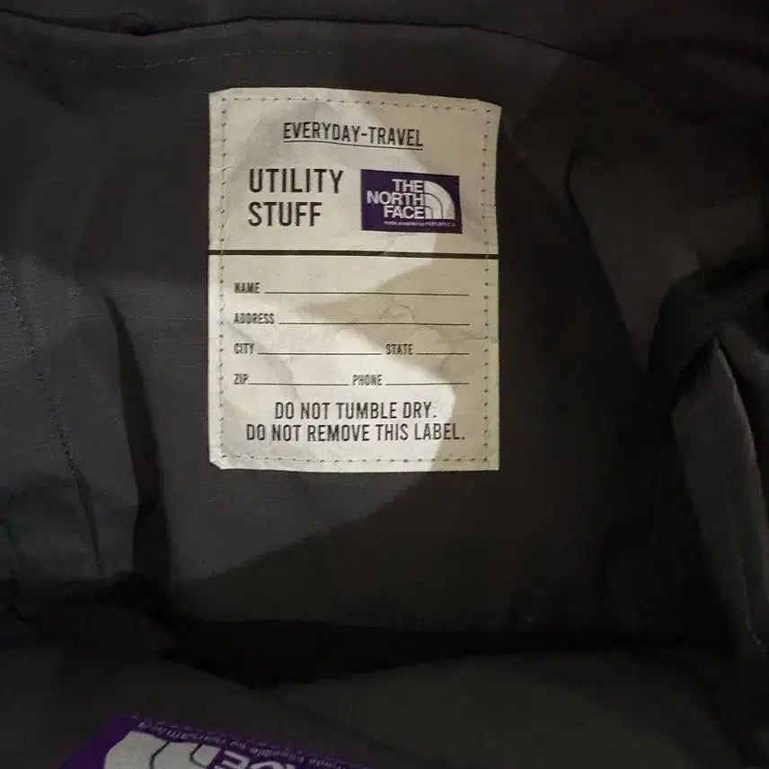 [BUNJANG] The North Face Purple Label Mountain Wind Shoulder Bag Charcoal / 노스페이스퍼플라벨 마운틴 윈드 숄더백