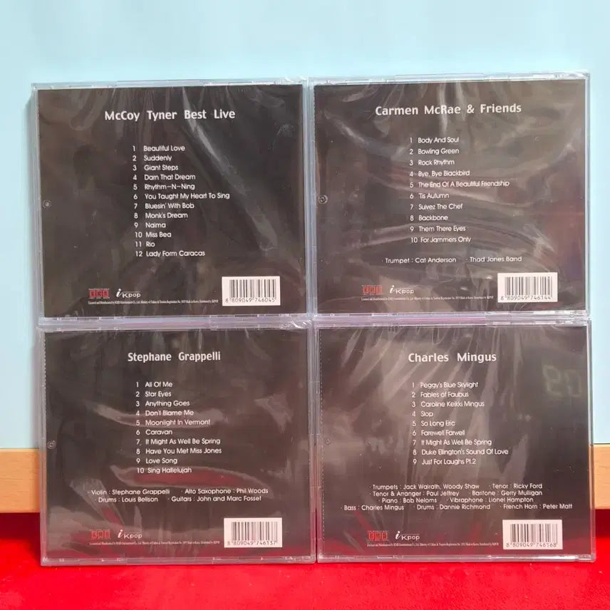 [BUNJANG] Jazz Masterpieces CD Set (McCoy Tyner, Charles Mingus, etc.) - 6 Disc Bundle, Sealed / 재즈 명반 CD 모음 (McCoy Tyner 외) 6장 세트 미개봉 일괄