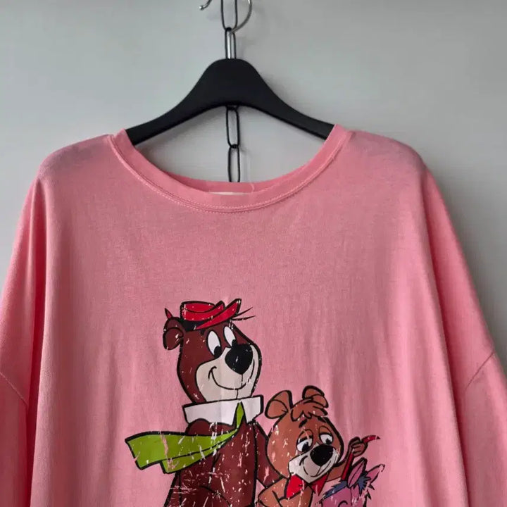 [BUNJANG] Character One-Piece Dress Pink XL / XL/핑크 홈마실 캐릭터원피스/새제품