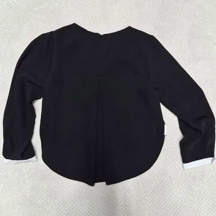 [BUNJANG] Lucky Chouette Black and White Sailor Design Blouse / 럭키슈에뜨 블랙 앤 화이트 블라우스