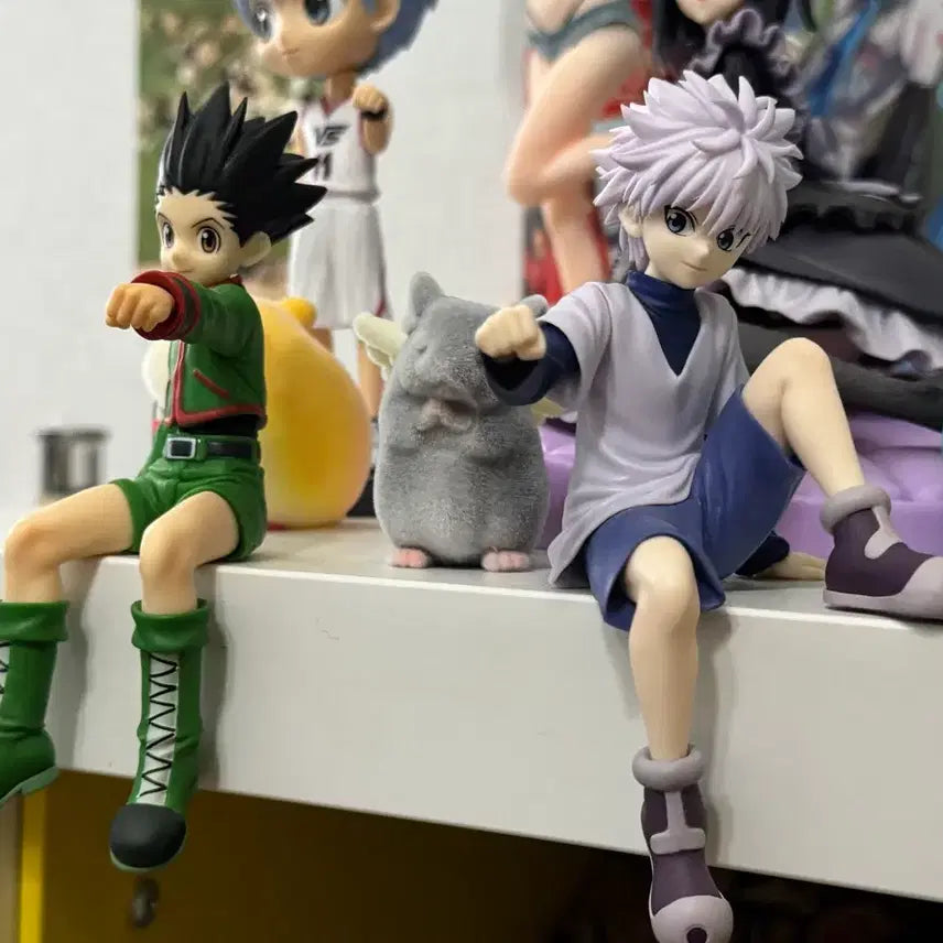[BUNJANG] Hunter x Hunter Gon &amp; Killua Noodle Stopper Bundle Set / 헌터헌터 곤 키르아 누들 스토퍼 일괄