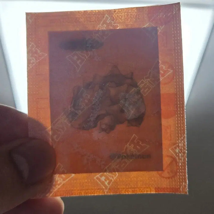 [BUNJANG] Pokemon 1996 Squirtle Sticker (Sealed) / 포켓몬 1996 띠부씰 뿔카노 미개봉