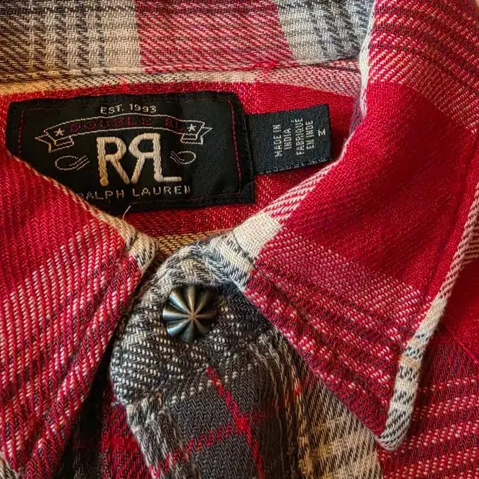 [BUNJANG] RRL Concho Western Shirt / RRL 더블알엘 콘쵸 웨스턴셔츠