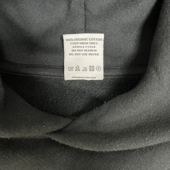 [BUNJANG] Akimbo Club Black Hoodie / 아킴보 클럽 블랙 후드티