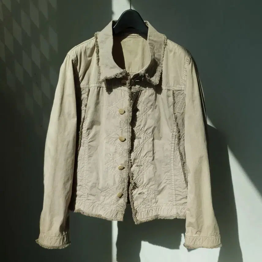 [BUNJANG] Issey Miyake HaaT 03A/W Garment Dyed Nylon Trucker Work Jacket / 03A/W Issey Miyake "HaaT" Work Jacket