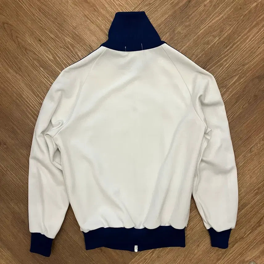 [BUNJANG] Adidas 80s West German Track Jacket White/Blue / N121 80s 서독제 아디다스 져지 흰파