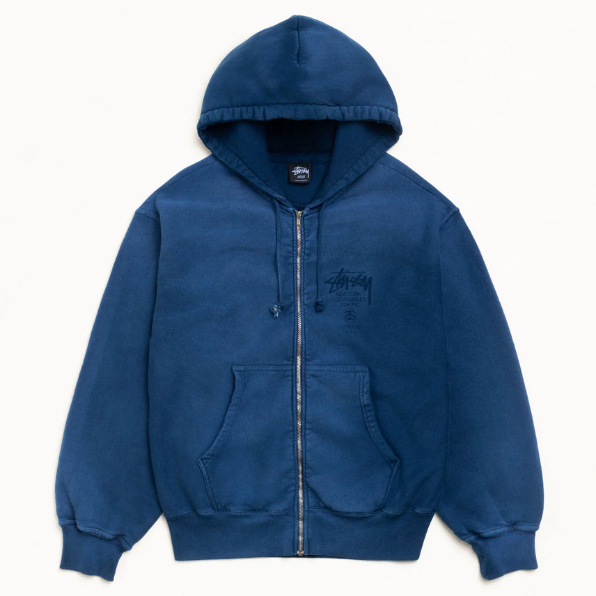 [BUNJANG] Stussy World Tour Hoodie 26SS / [해외] 스투시 월드 투어 후드집업 26SS