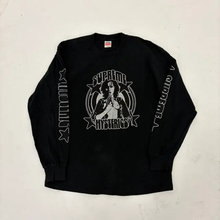 [BUNJANG] Supreme Hysteric Glamour 21SS Long Sleeve Black L / 슈프림 히스테릭글래머 21SS 롱슬리브 블랙 L