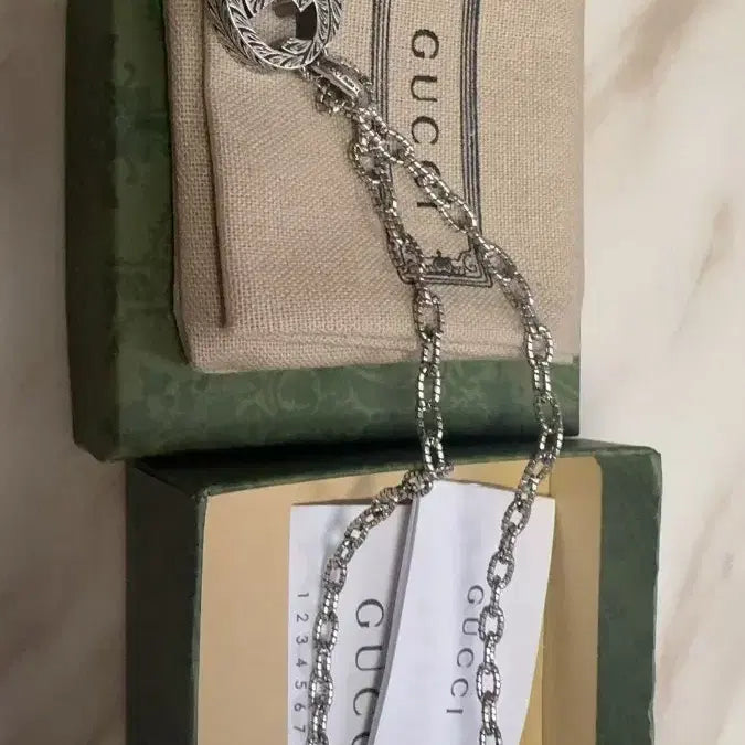 [BUNJANG] Gucci 925 Silver Necklace / 구찌 925 실버 목걸이