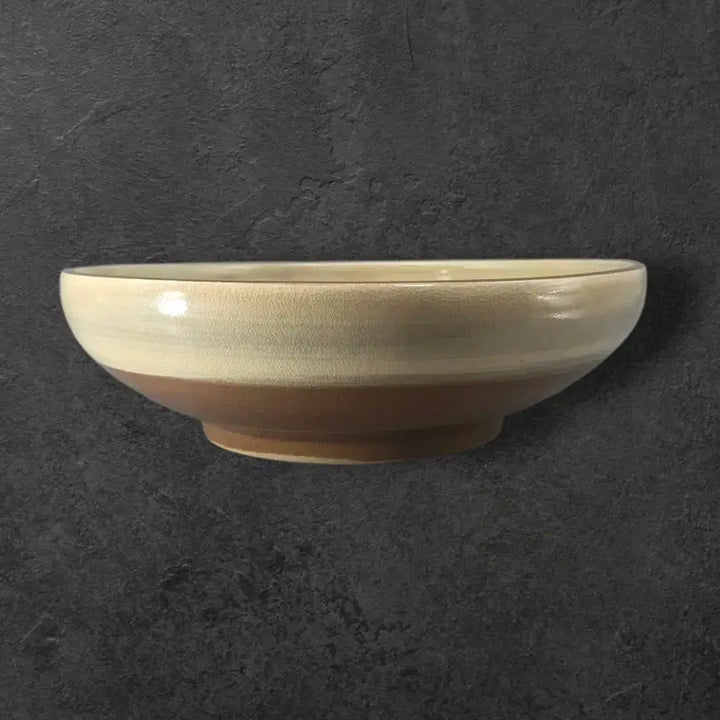 [BUNJANG] Toam Seowon Celadon Porcelain Incised and Appliquéd Fish and Lotus Patterned Water Basin / 도자기 도예명장 토암 서타원 분청사기 역박지조화기법 어문 수반