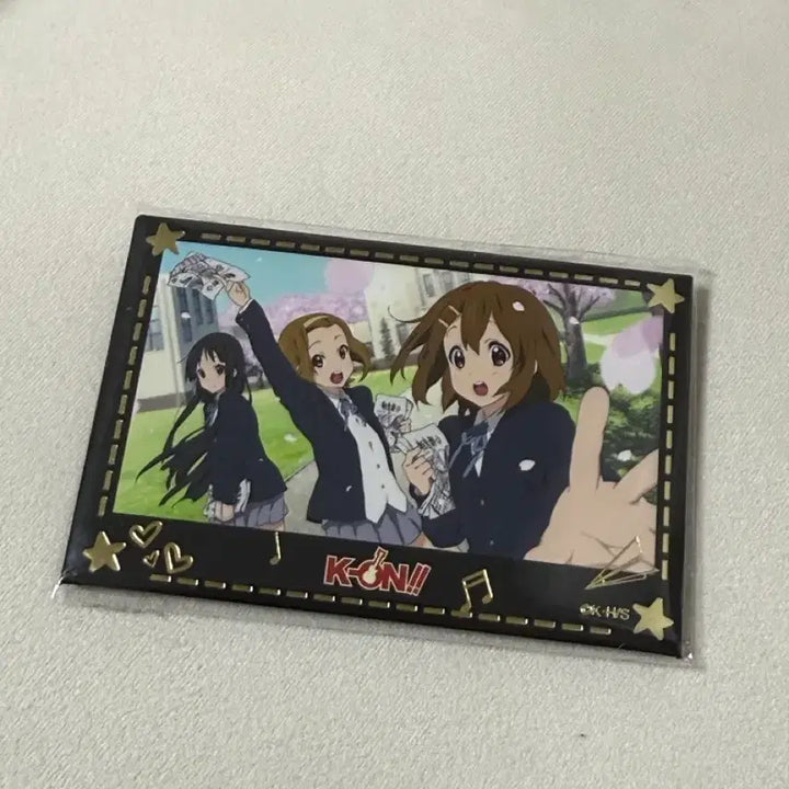 [BUNJANG] K-ON! Square Badge (Sealed) / 케이온 사각뱃지 미개봉
