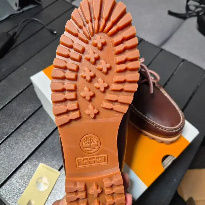 [BUNJANG] Timberland Classic 3 Eye Boat Shoes Brown 250 / (W) 팀버랜드 클래식 3 아이 보트 슈즈 브라운 - 와이드 250