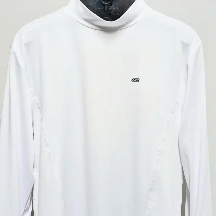 [BUNJANG] Skechers White Turtleneck Long Sleeve T-Shirt / 스케쳐스(새상품.남105큰100)화이트 터틀넥 긴팔 105