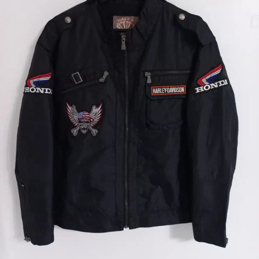 [BUNJANG] Honda Harley-Davidson Nylon Windbreaker Jacket / 혼다할리데이비슨 바람막이 자켓