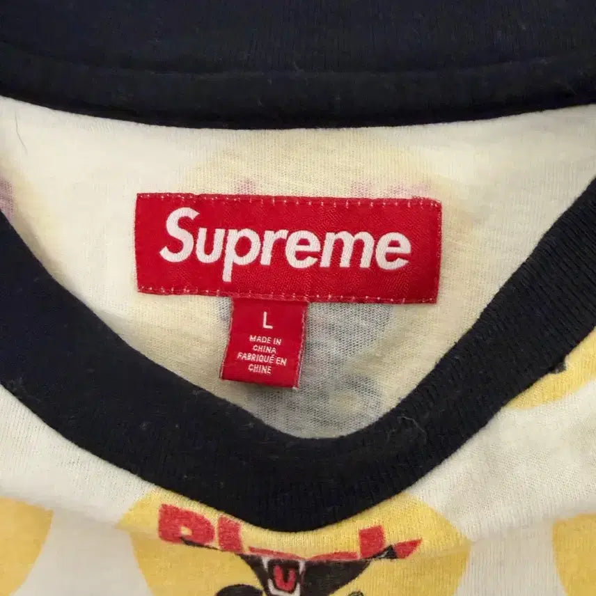 [BUNJANG] Supreme Black Cat T-Shirt / 슈프림 블랙캣 반팔티 L