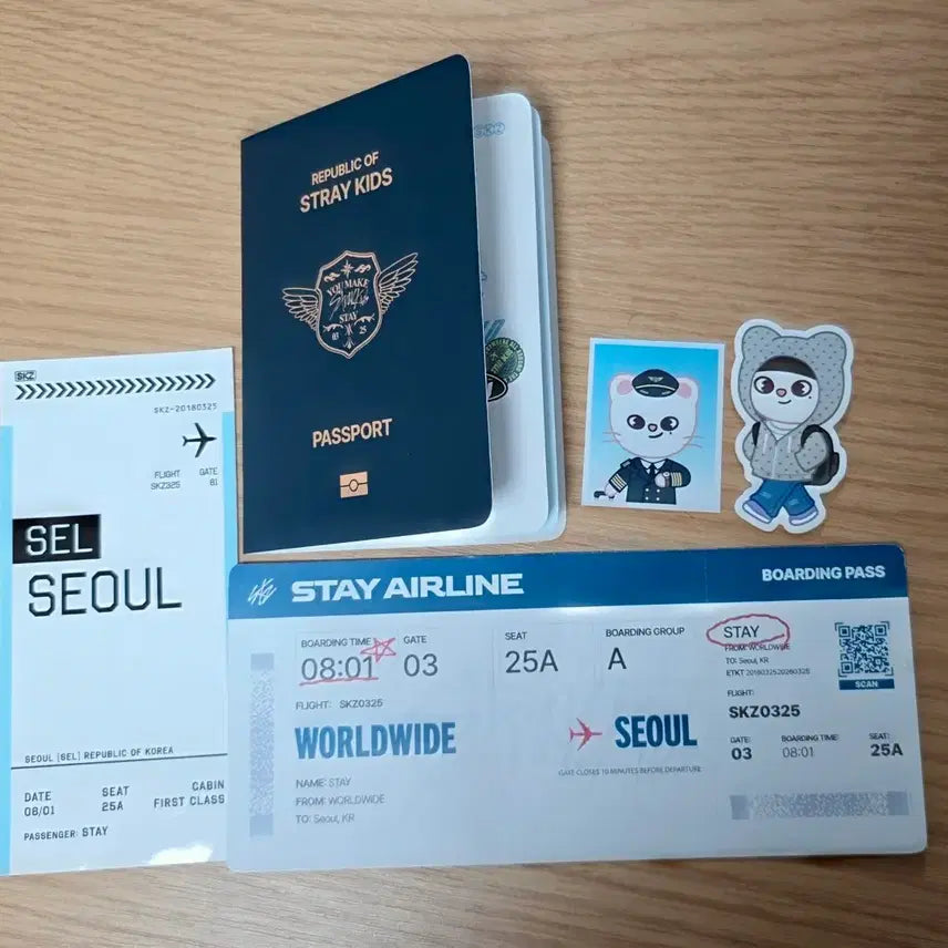 [BUNJANG] SKZOO SKZOO Popup Jiniret Set / 스키주 팝업skzoo popup 지니렛+md포카세트