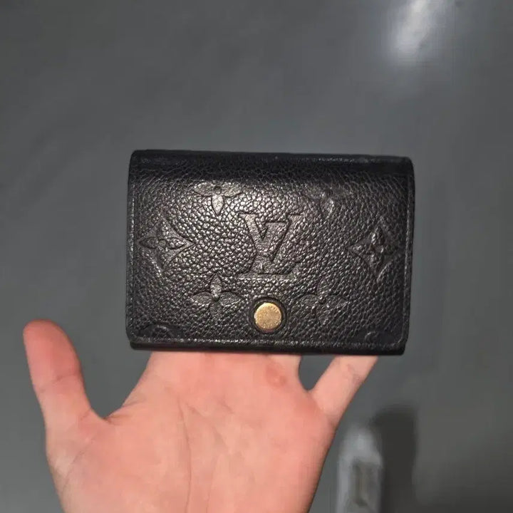 [BUNJANG] Louis Vuitton Monogram Empreinte Leather Business Card Holder / 루이비통 모노그램 엠보스 레더 비즈니스 카드 홀더