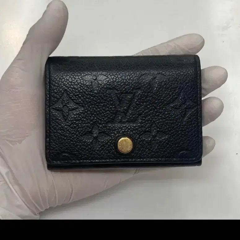 [BUNJANG] Louis Vuitton Monogram Empreinte Leather Business Card Holder / 루이비통 모노그램 엠보스 레더 비즈니스 카드 홀더