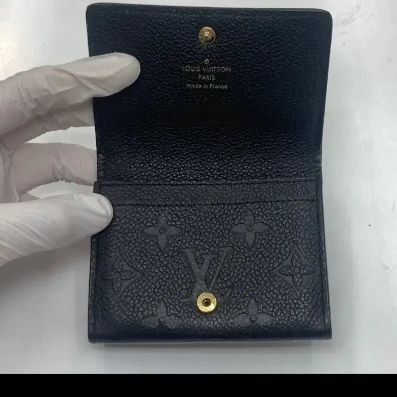 [BUNJANG] Louis Vuitton Monogram Empreinte Leather Business Card Holder / 루이비통 모노그램 엠보스 레더 비즈니스 카드 홀더