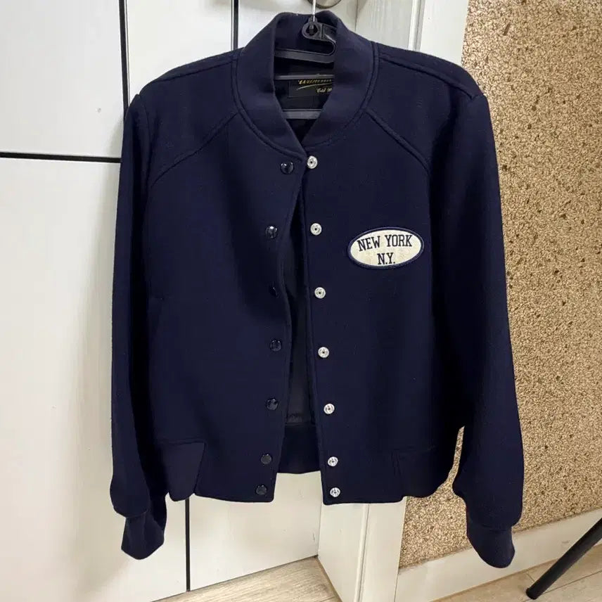 [BUNJANG] URBANIC30 Varsity Jacket Navy / 얼바닉30 바시티자켓