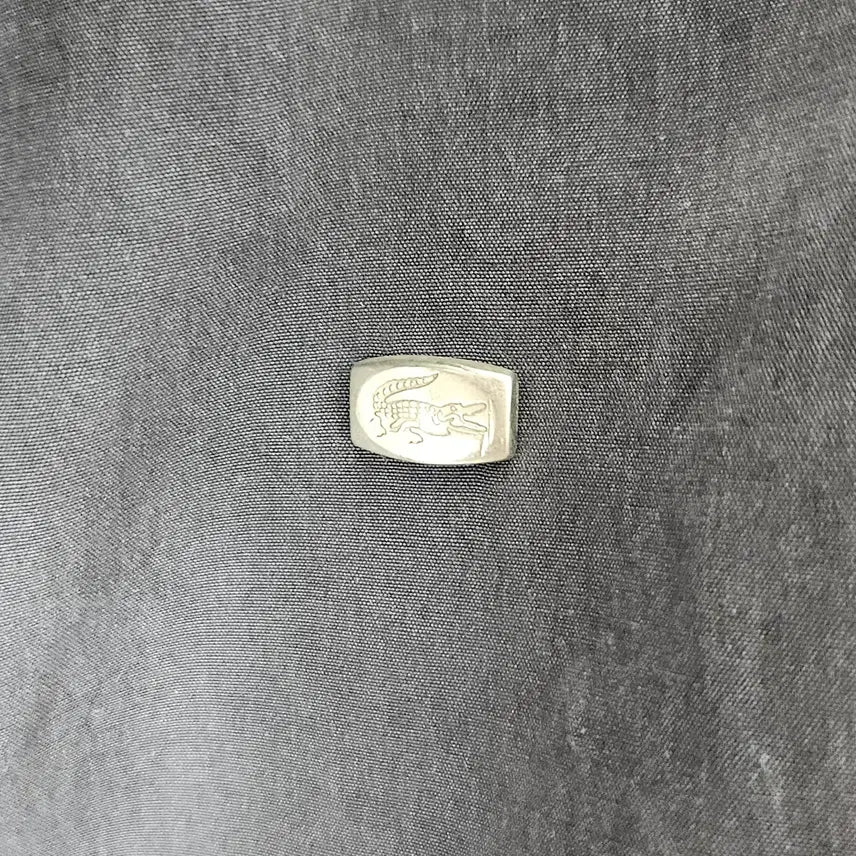 [BUNJANG] Lacoste Pigment Blouson Jacket with Steel Logo / 라코스테 피그먼트 블루종 스틸로고 자켓 코트 100