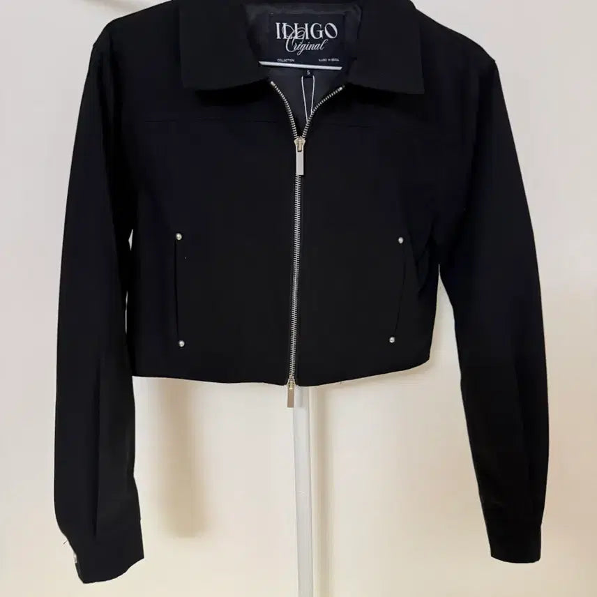[BUNJANG] ILLIGO Original Stud Crop Jacket Black (Size S) / 일리고 ILLIGO Original 스터드 크롭 자켓 블랙 S