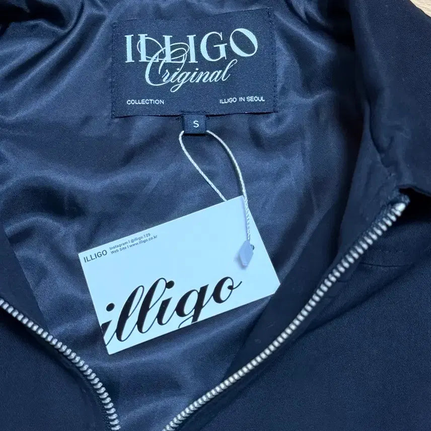 [BUNJANG] ILLIGO Original Stud Crop Jacket Black (Size S) / 일리고 ILLIGO Original 스터드 크롭 자켓 블랙 S