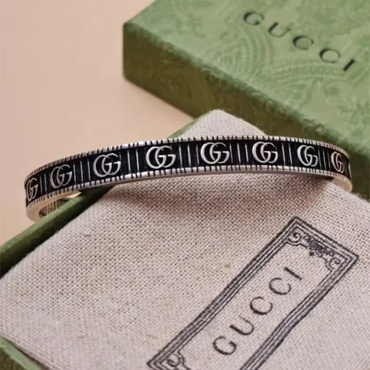 [BUNJANG] Gucci Black Bracelet / 구찌 블랙 팔찌