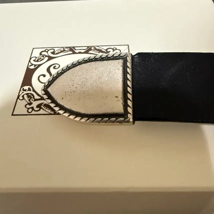 [BUNJANG] Saddlers Western Belt Brass Buckle Italian Leather / 90 새들러스 웨스턴 벨트