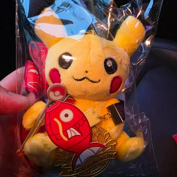 [BUNJANG] Pokemon Run Pikachu Gold Medal Plush Keychain / 포켓몬런 피카츄 금메달 인형 키링