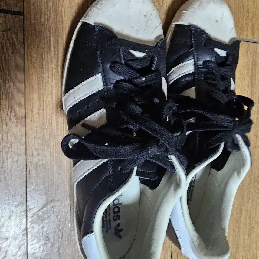 [BUNJANG] Adidas Superstar 80s Black White Shoes (270) / 아디다스 슈퍼스타 80s 블랙 화이트 270