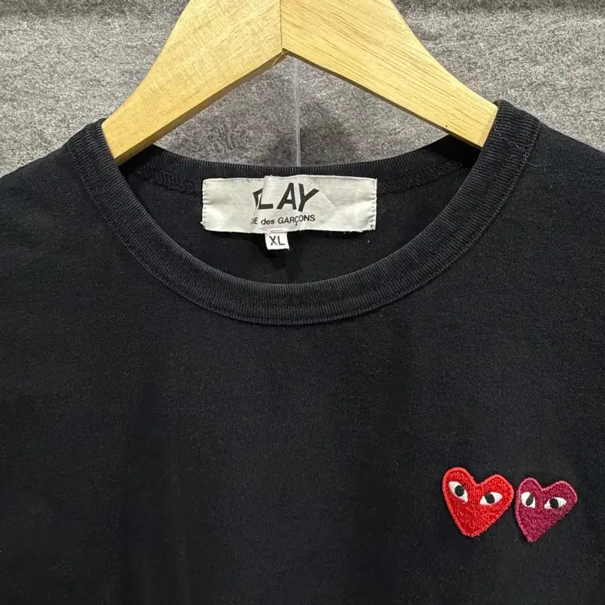 [BUNJANG] Comme des Garçons Double Wappen T-Shirt Size L / 꼼데가르송 더블와펜 반팔티 L