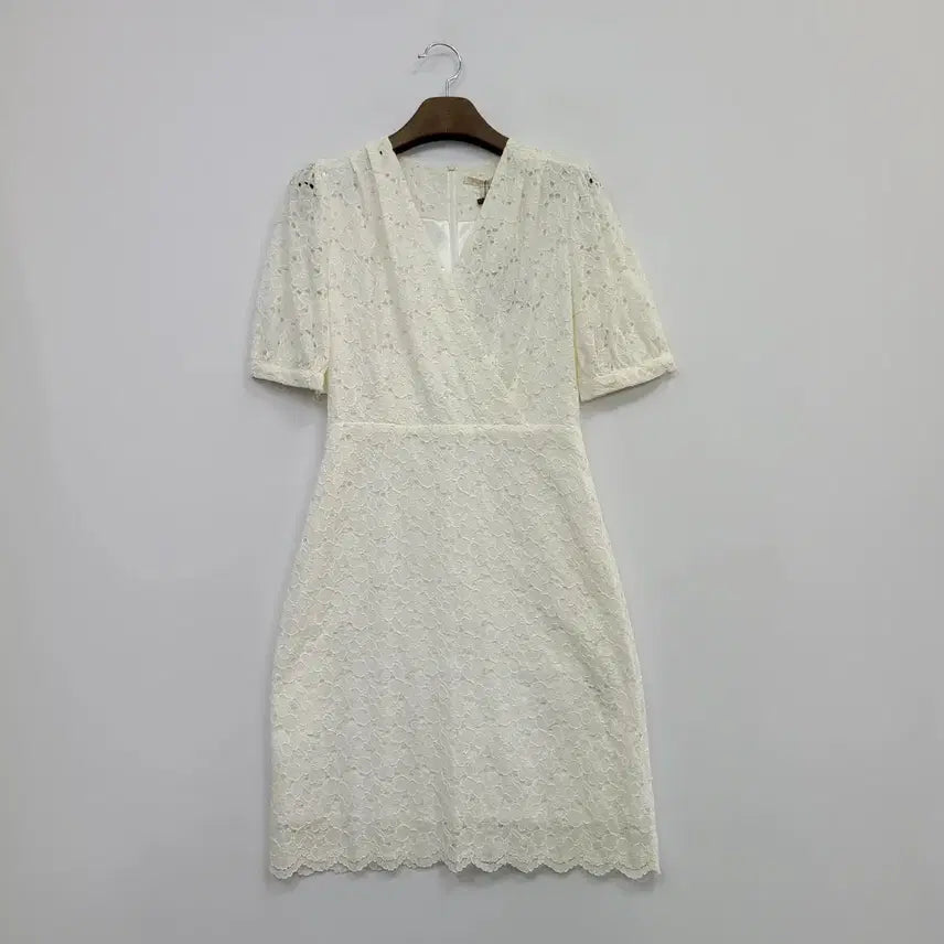 [BUNJANG] Plastic Island Ivory Lace Dress - Size S / 플라스틱아일랜드 아이보리 레이스 원피스/S/앨리스/1214