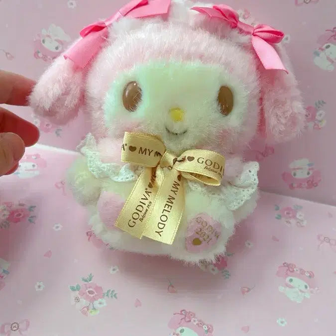 [BUNJANG] 2021 Godiva My Melody Mascot Plush / 2021 고디바 마이멜로디 마스코트 인형