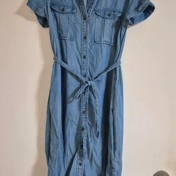 [BUNJANG] Lucky Brand Lyocell Denim Dress / 럭키브랜드 리오셀 청원피스 S사이즈