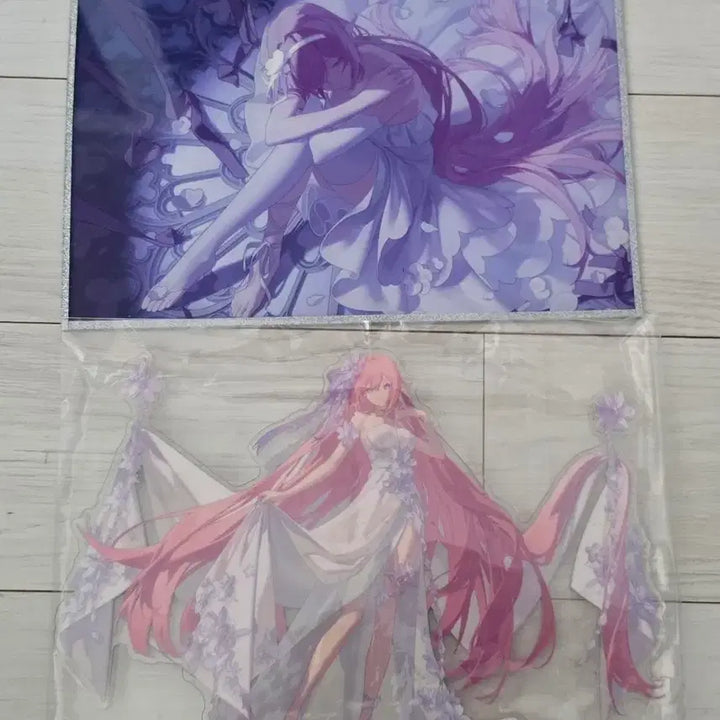 [BUNJANG] Honkai Impact 3rd Elysia Acrylic Foil Print Bundle Set / 붕괴 3rd 엘리시아 진아의율자 아크릴 은박색지 일괄