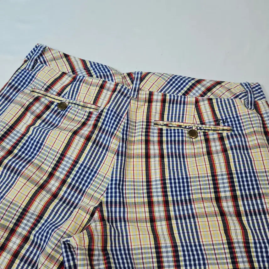[BUNJANG] Tommy Hilfiger Classic Cotton Check Stripe Shorts 32 / 타미힐피거 클래식 숏팬츠 반바지 코튼 체크 스트라이프 32