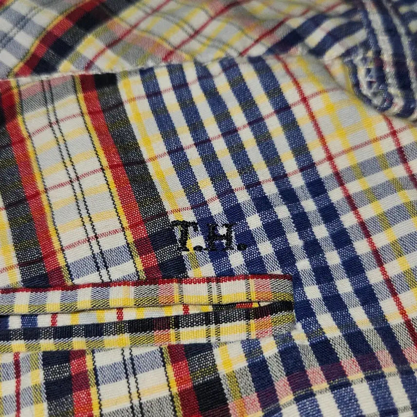 [BUNJANG] Tommy Hilfiger Classic Cotton Check Stripe Shorts 32 / 타미힐피거 클래식 숏팬츠 반바지 코튼 체크 스트라이프 32
