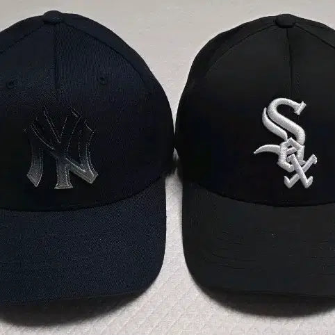 [BUNJANG] MLB New Era Yankees Navy &amp; White Sox Cool Material Cap (Size 59) / MLB모자(59,본문참조)