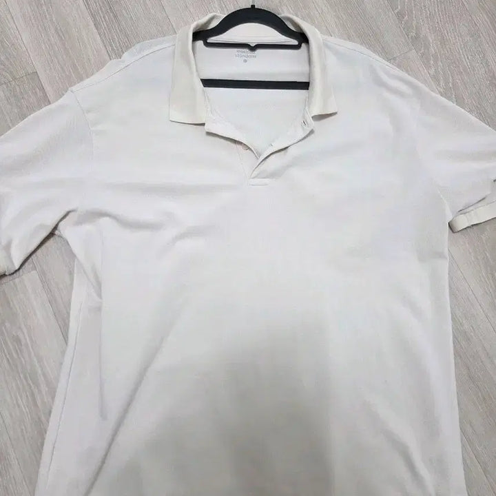 [BUNJANG] Musinsa Standard Short Sleeve Polo Shirt Ivory XL / 무신사 스탠다드 반팔 카라티 아이보리 XL