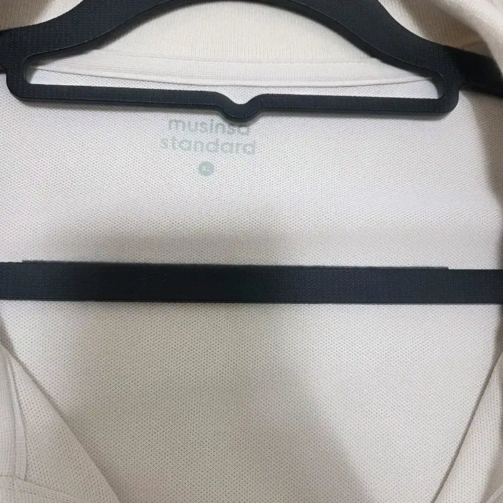 [BUNJANG] Musinsa Standard Short Sleeve Polo Shirt Ivory XL / 무신사 스탠다드 반팔 카라티 아이보리 XL