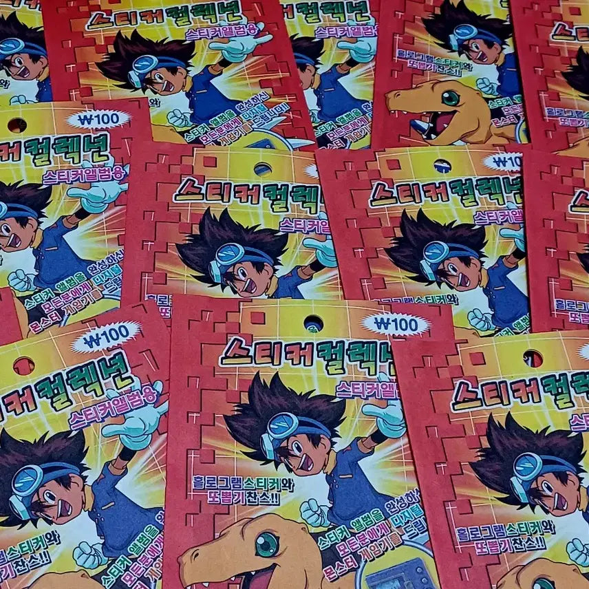 [BUNJANG] Vintage Digimon Stickers / 디지몬 고전 스티커