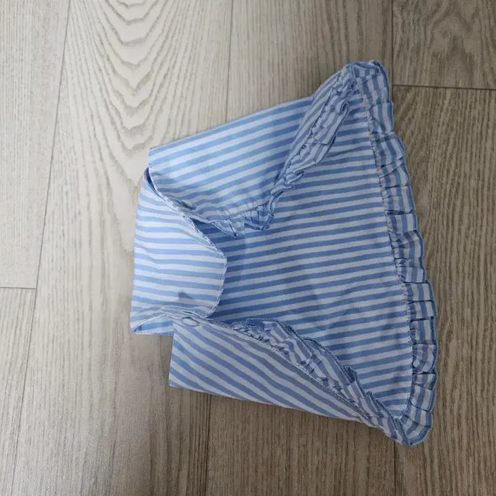 [BUNJANG] Stripe Nurse Dress / 로리타 스트라이프 간호사 원피스 하늘색